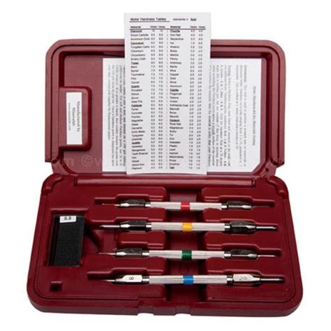 mohs hardness tester|deluxe hardness picks by mineralab.